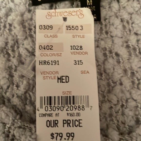 Absolutely Famous Lace Gray Sweater - Picture 2 of 2